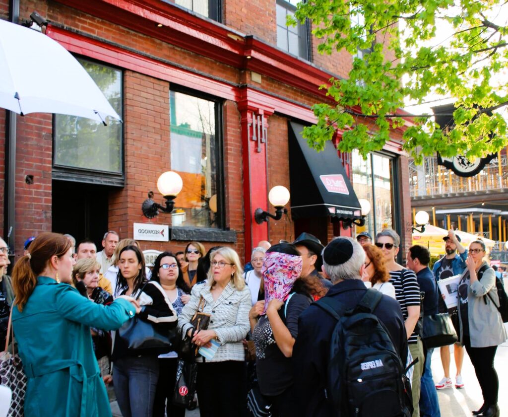 Crowd of people on the street