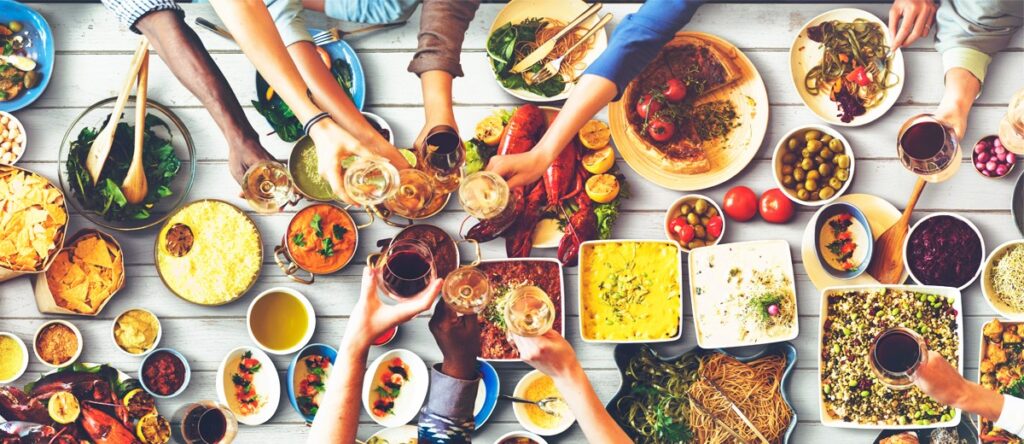 Canadian food on the table